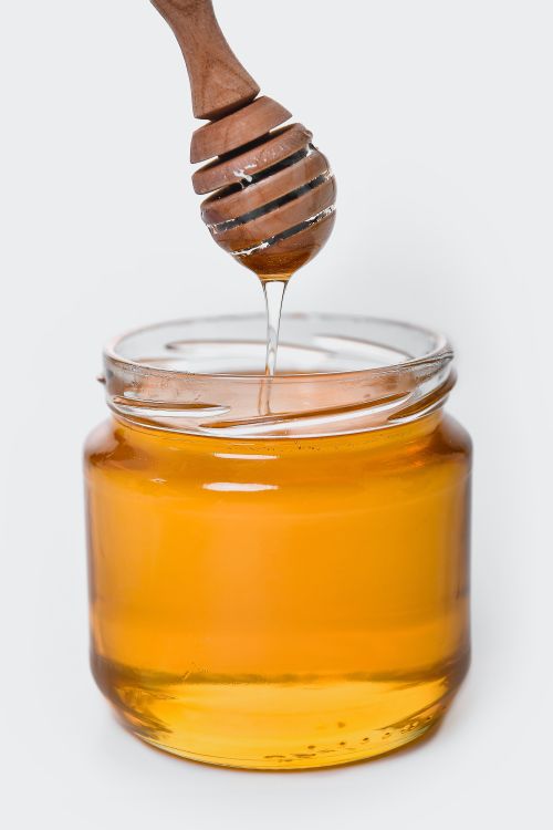 Jar of honey.