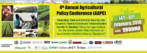 4th Annual Agricultural Policy Conference in Tanzania