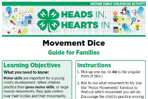 Heads In, Hearts In: Movement Dice