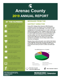 Arenac County Annual Report 2019 Cover