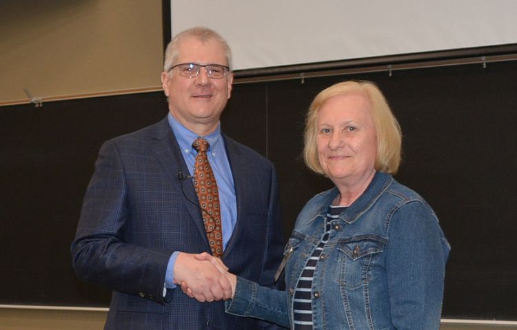 Ron Hendrick with Nancy Creed