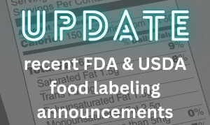 Food Labeling Updates from the Organizers of the Food Labeling Workshop