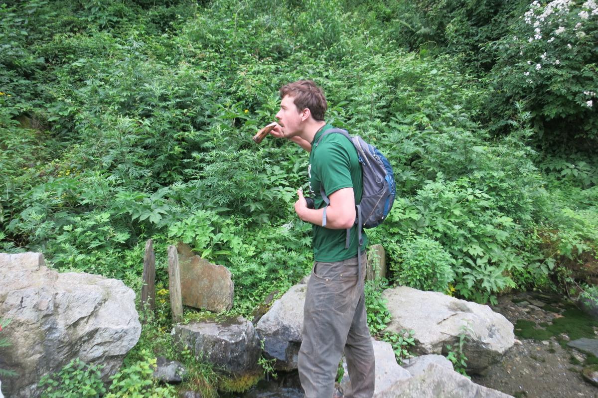 Thomas Connor on water break