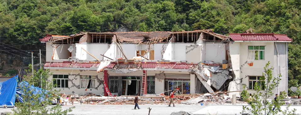 Damage in Wolong Nature Reserve - credit: Wei Liu