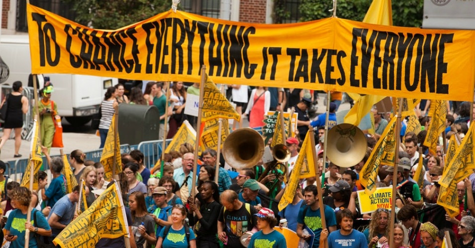 Climate change rally