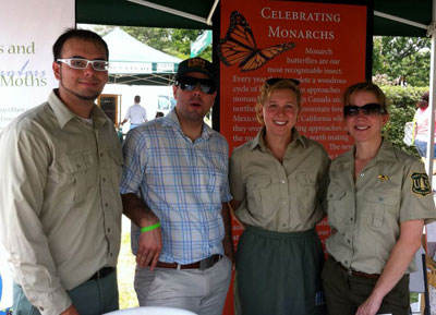 Interns at USDA Farmers' Market