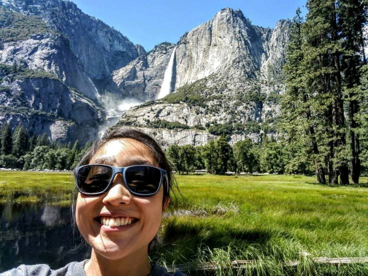 Sophia selfie in national park