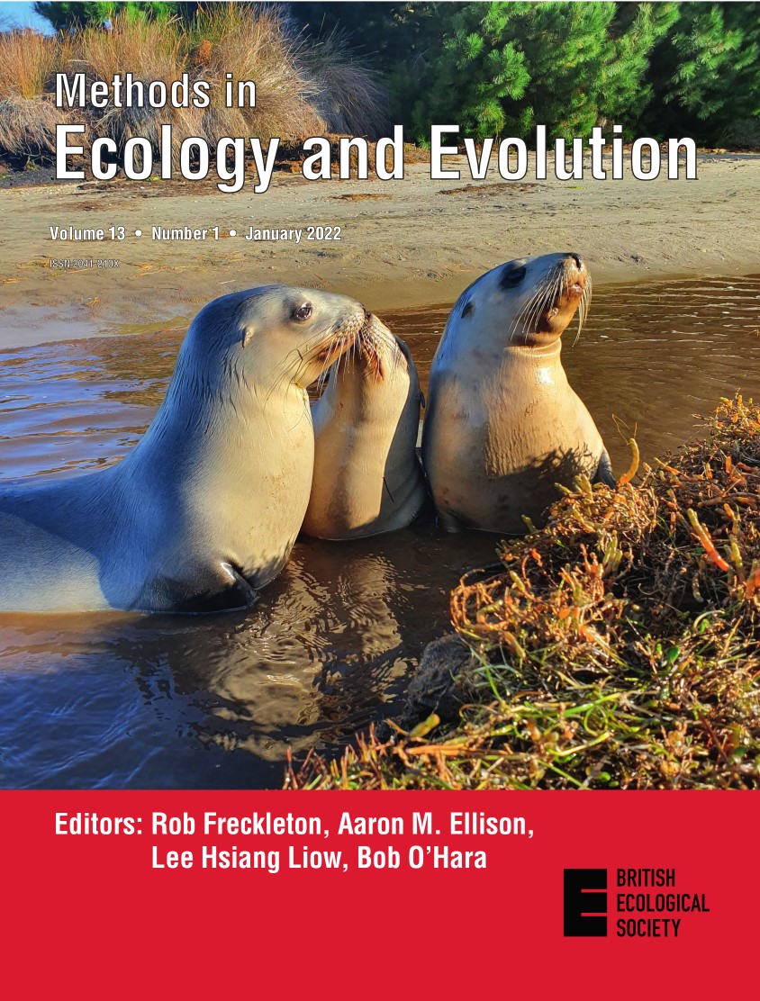 Jan. 2022 cover of Methods in Ecology and the Environment