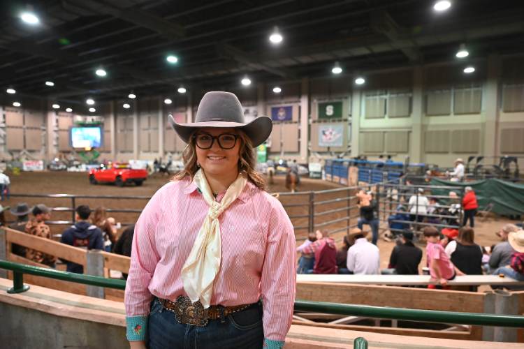 Image of MSU Rodeo Club President Eliza LaFavers