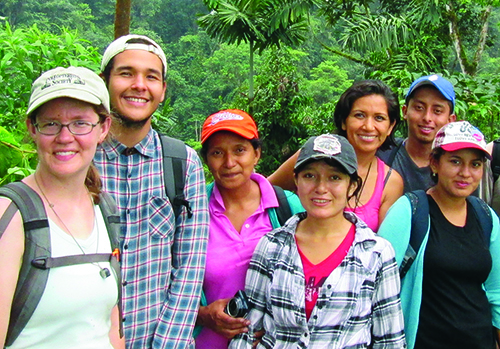 Students in Ecuador