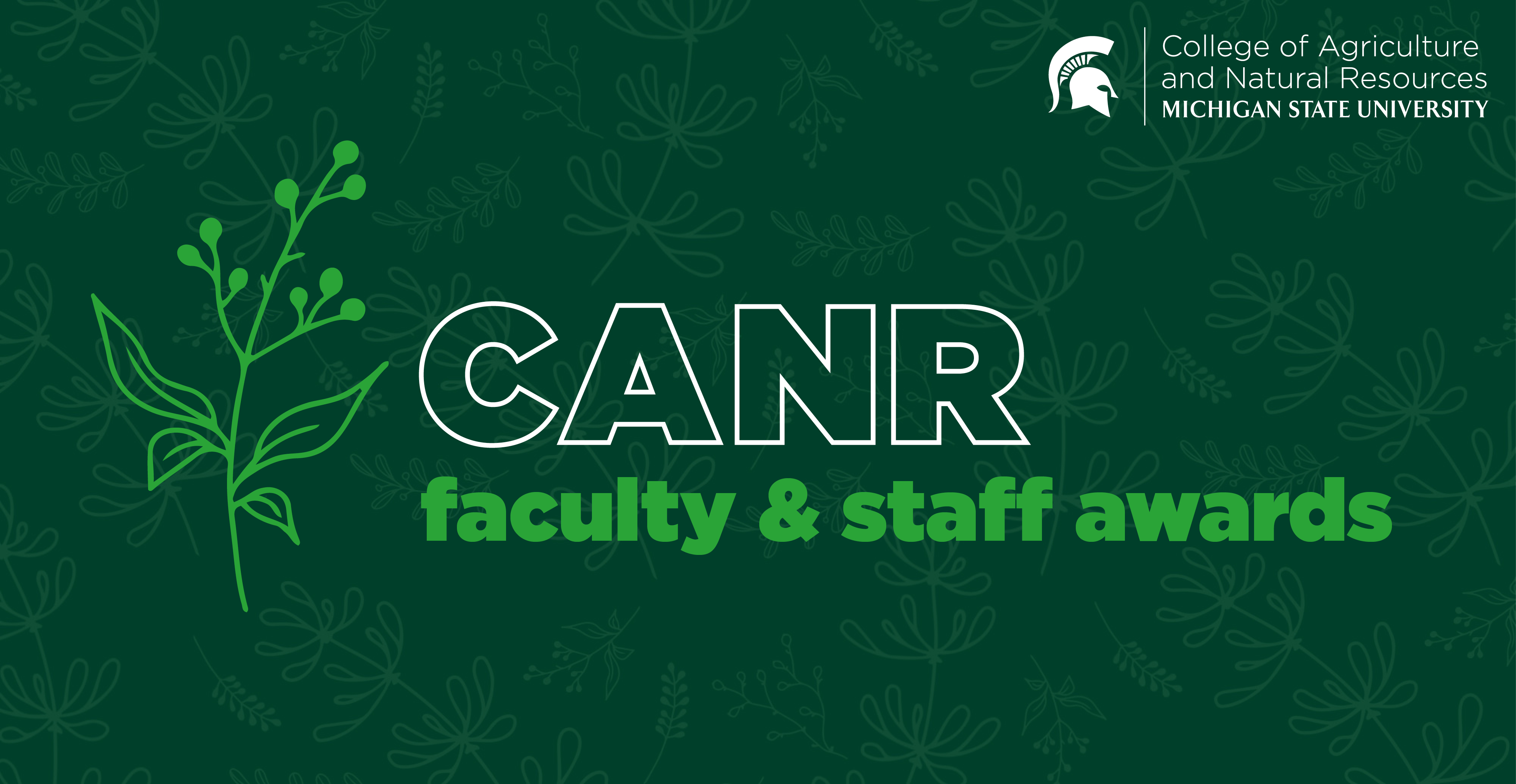 CANR Faculty & Staff Awards banner