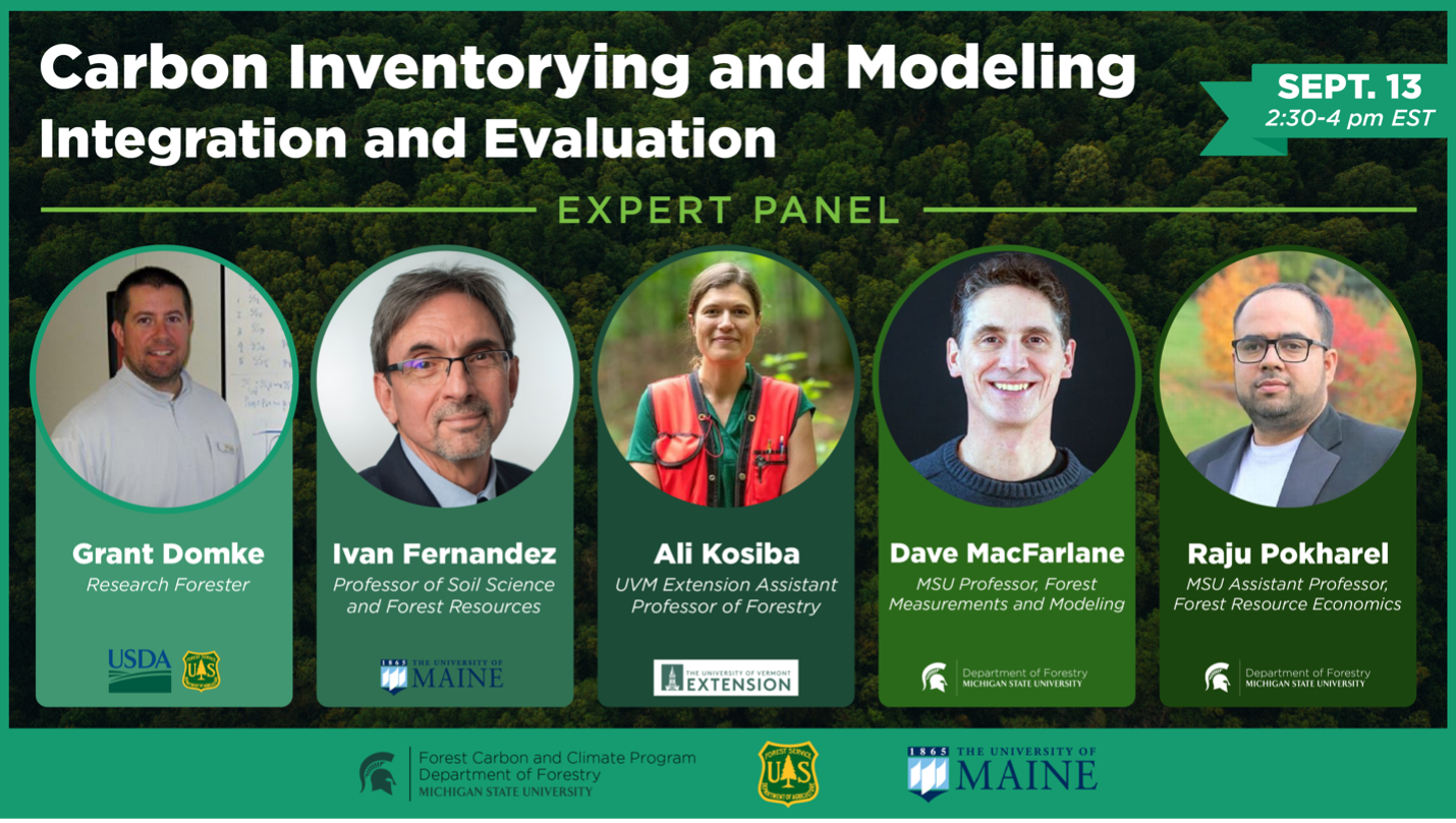 Carbon Inventorying and Modeling - Integration and Evaluation: Expert Panel