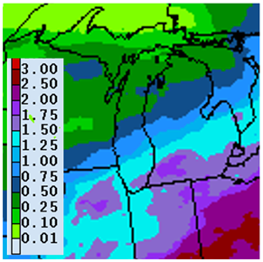 Precipitation forecast