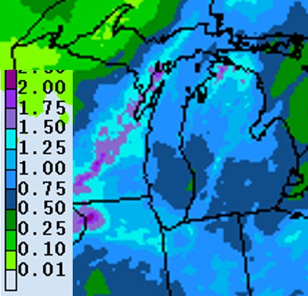 Precipitation forecast 