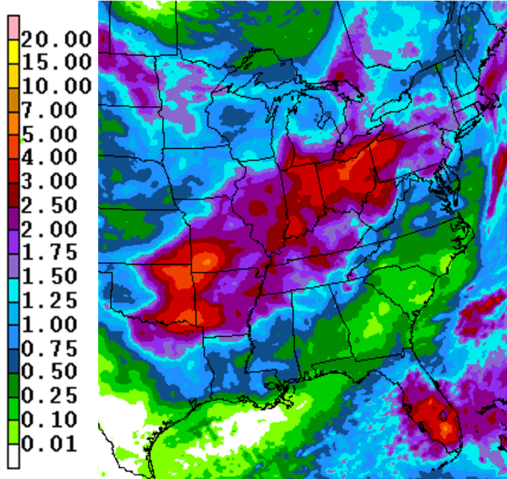 Forecast precip