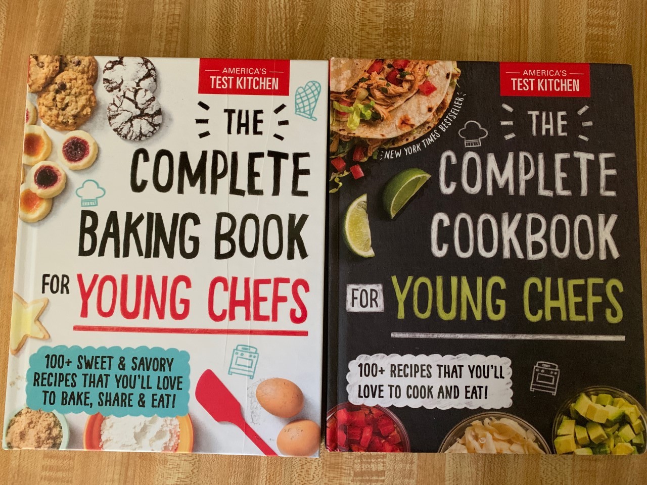 Two cookbooks marketed towards children