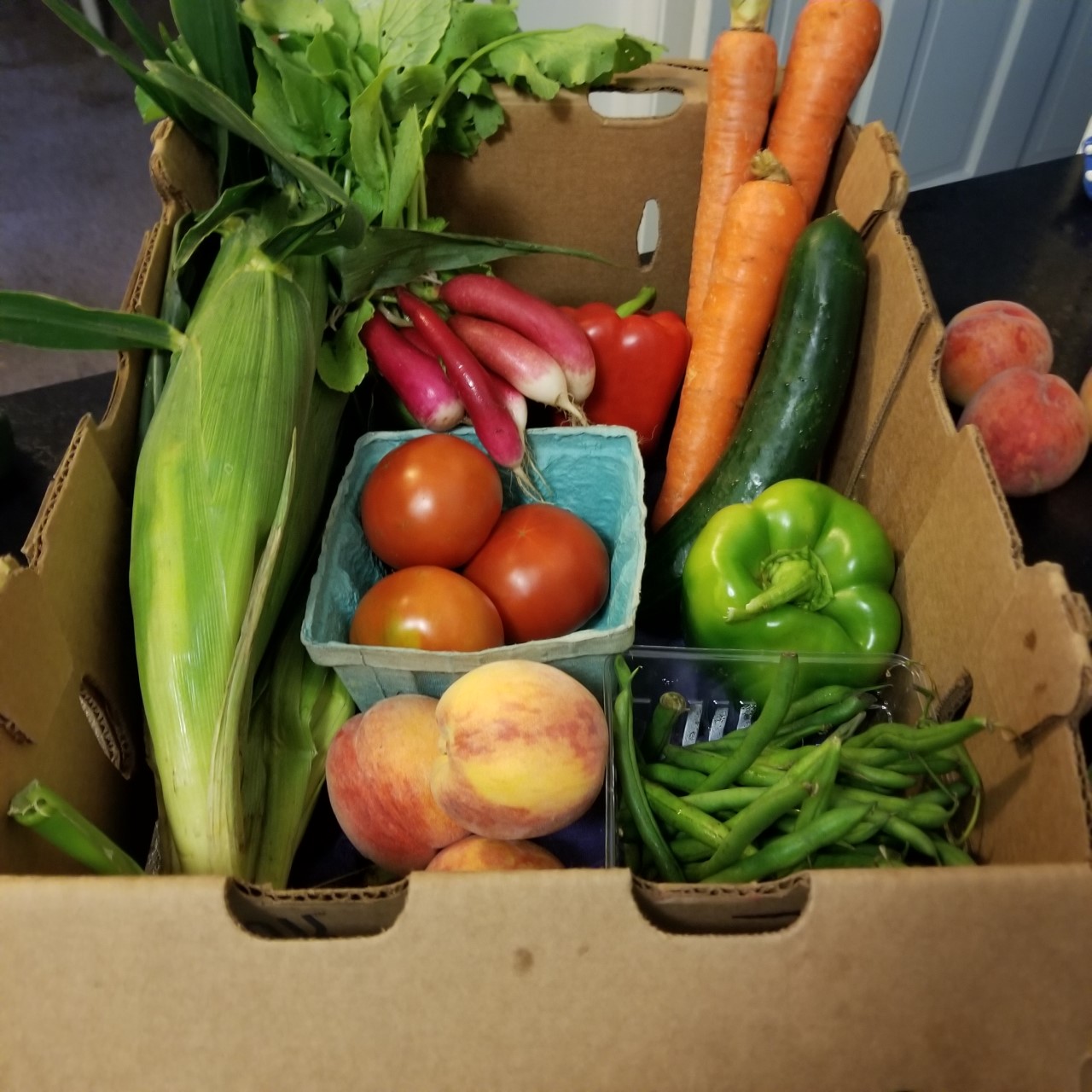 produce box from a neighbor