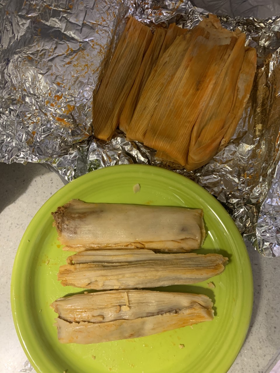 Plate of tamales