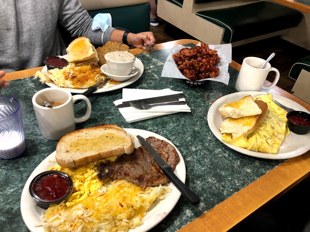 Breakfast at a diner