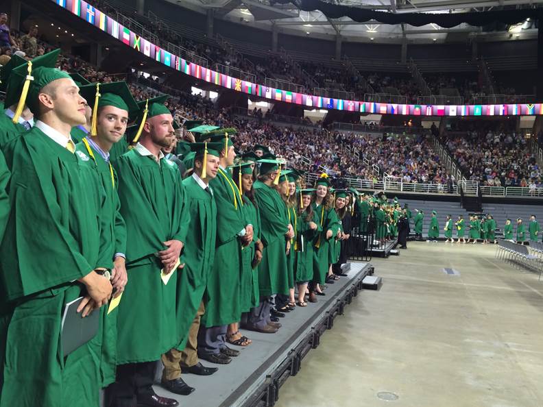 Horticulture Students at Graduation