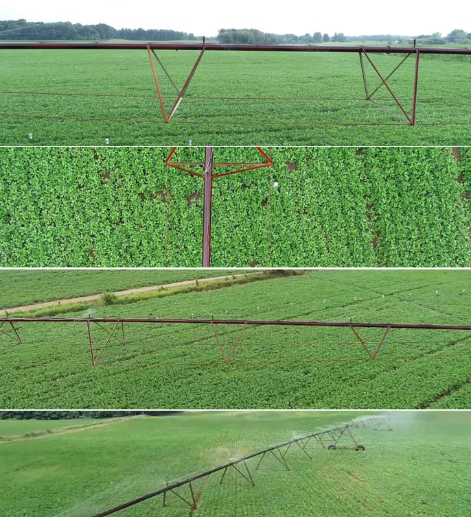 Drone - riparazioni dell'irrigatore a perno centrale 3 9 13% 20 Drone% 20 immagini