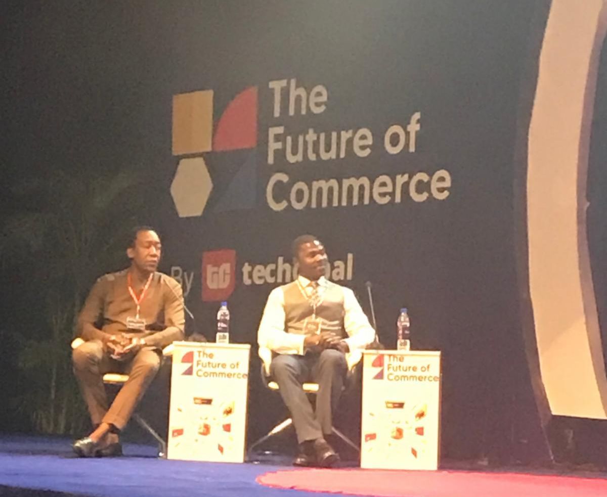 Michigan State University Assistant Professor, Michael Olabisi during the TechCabal Future of Commerce 2022 conference.