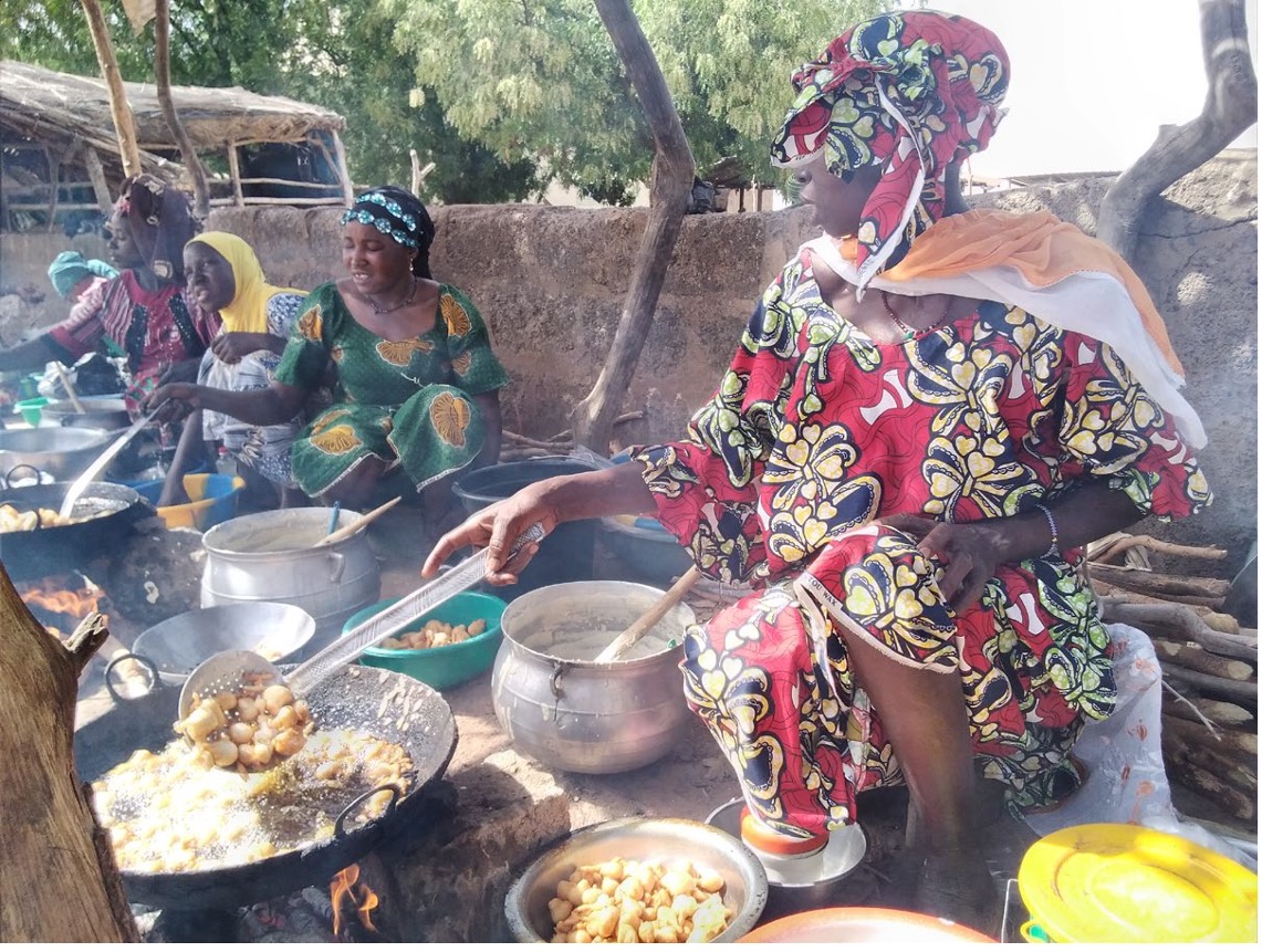 Women cooking.