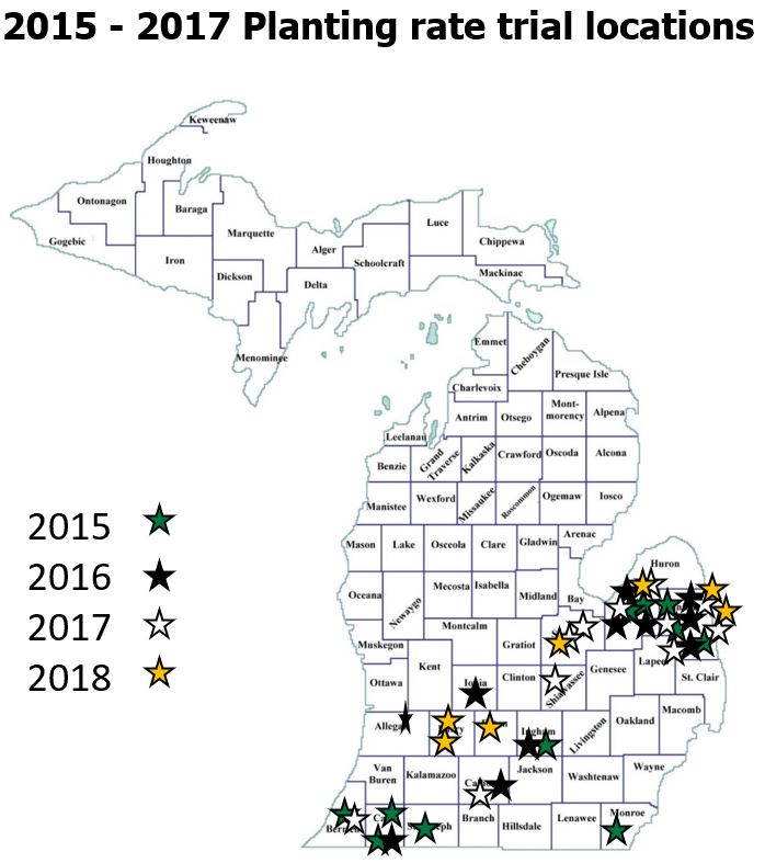 Soybean Planting Rate Chart