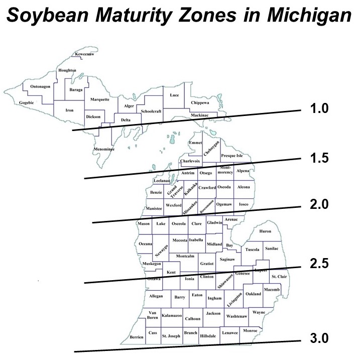 Soybean Maturity Zones