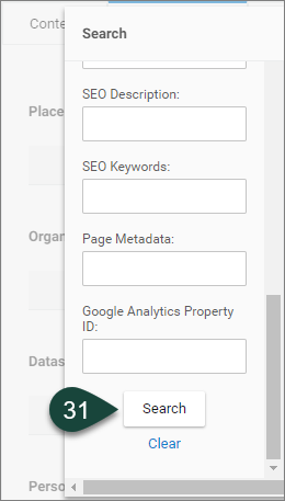 Showing Relate Search window with Search button that needs to be selected to search for Title field contents.