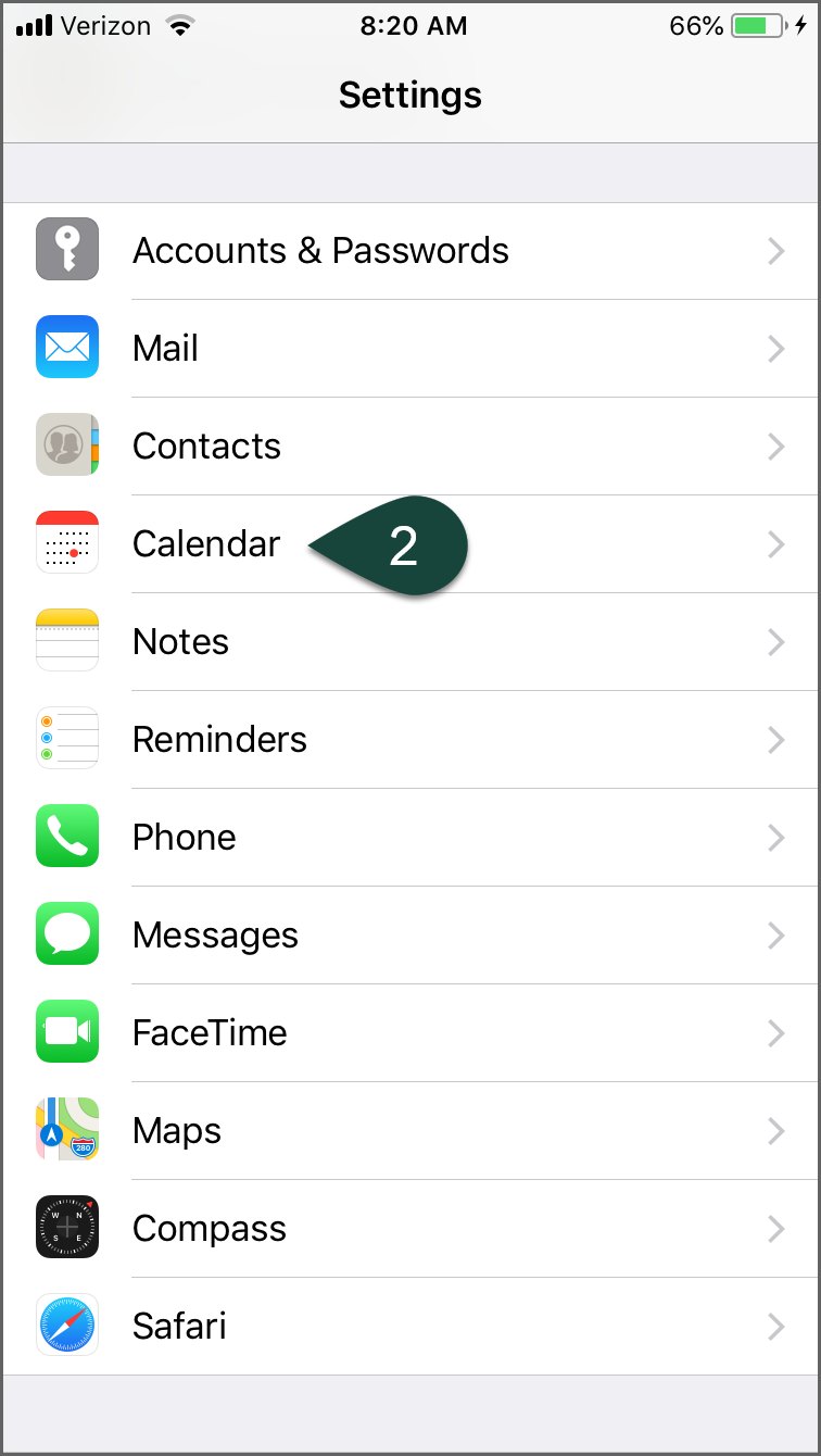 Setting The Default Calendar On Apple Devices Office 365 ANR