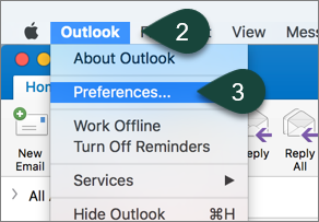 how to change your name in outlook email 2017