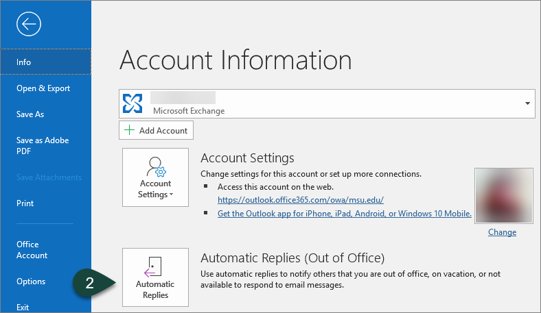 Setting Out of Office Replies in Outlook - ANR Information Technology