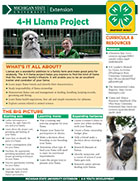 MI 4-H Llama Project Snapshot
