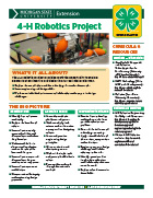 MI 4-H Robotics Project Snapshot