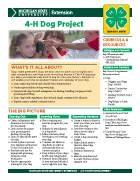 MI 4-H Dog Project Snapshot