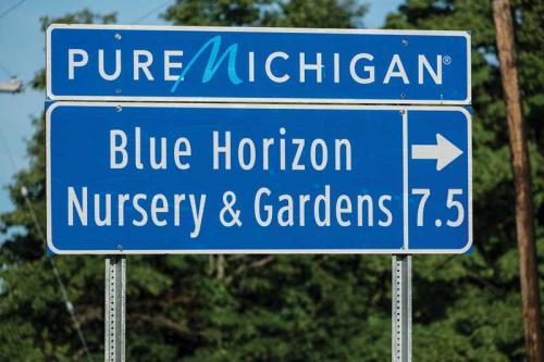 Pure Michigan road sign