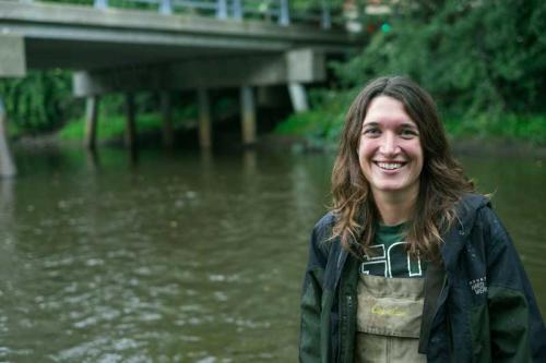 Elle Gulotty, MSU Fisheries and Wildlife graudate student