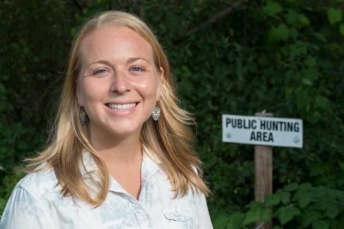 Amber Goguen, MSU Fisheries and Wildlife graduate student