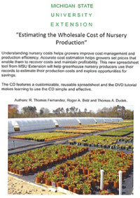 Estimating the wholesale cost of nursery production