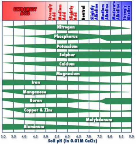 Fertilizer Ph Chart