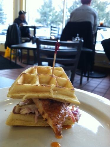 Waffle Chicken Sliders