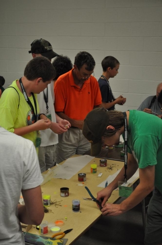 Attendees of Exploration Days have hands-on experiences in their courses.