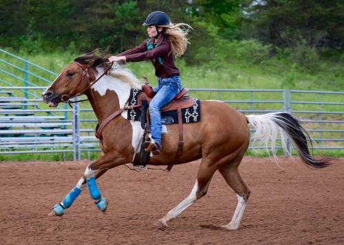 Hannah and her horse