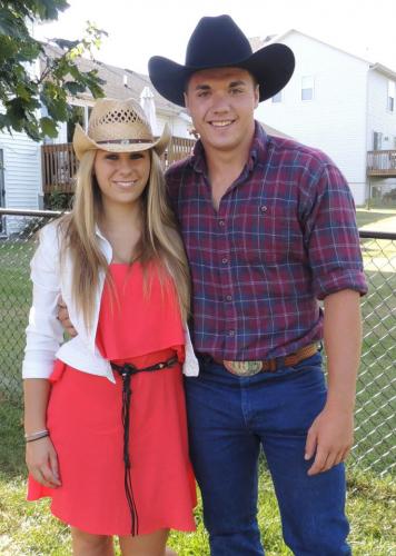 Michigan 4-H'ers Grace DeGelder and Dylan Rodriguez.