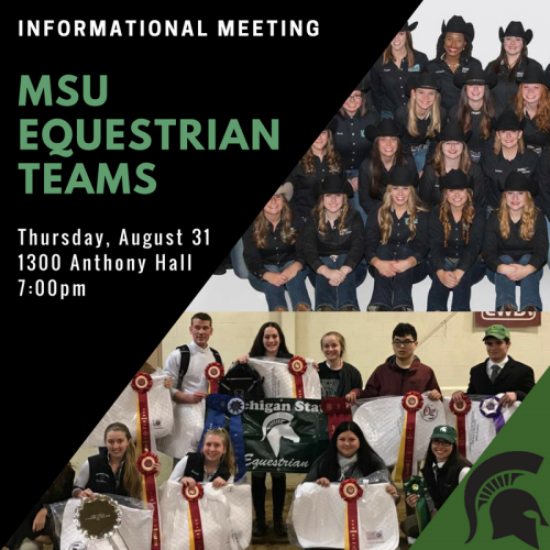 MSU Equestrian Team meeting