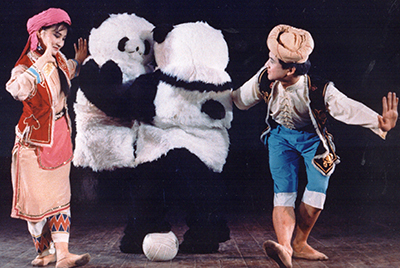 Panda dancers