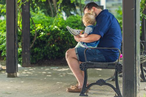 Reading to baby