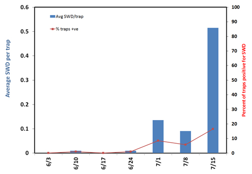 SWD monitoring graph