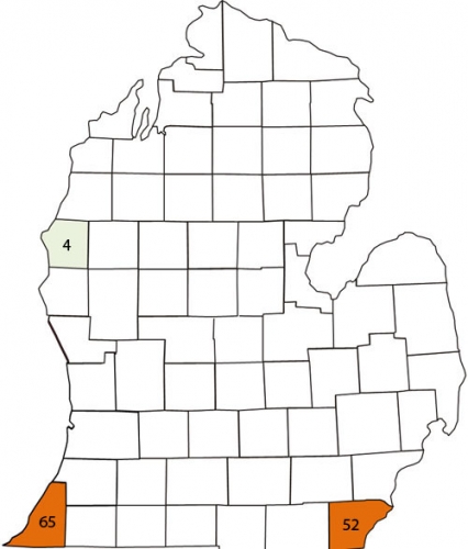 Corn earworm map